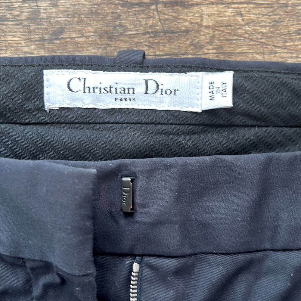 Christian Dior blue cotton pants
